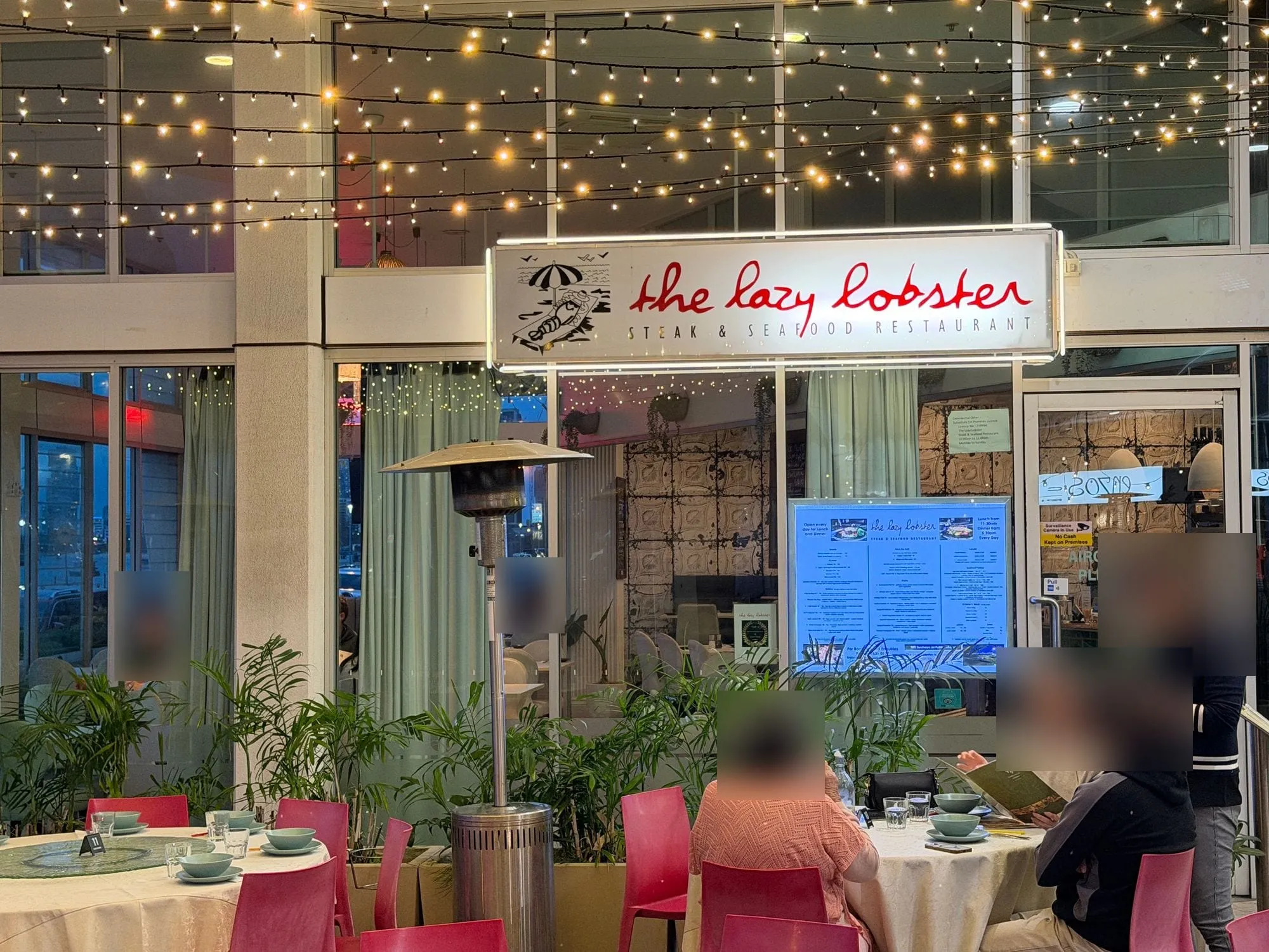 The Lazy Lobster shopfront