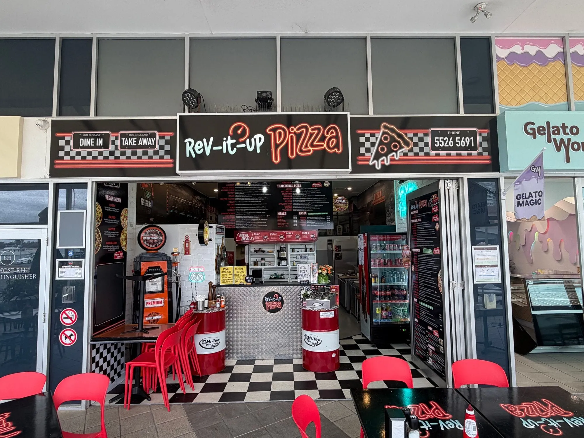 Rev It Up Pizza shopfront